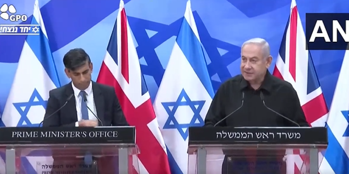 Benjamin Netanyahu - Rishi Sunak