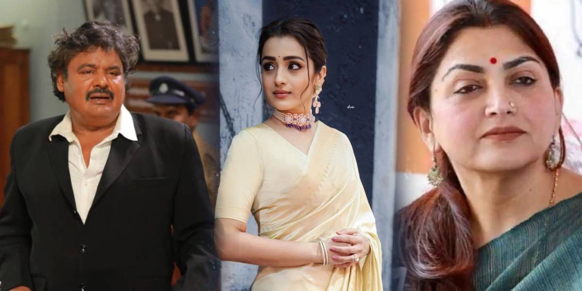 Mansoor Ali khan -Trisha - Khushubu