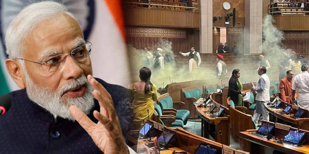 PM Modi - Lok sabha Security Breach