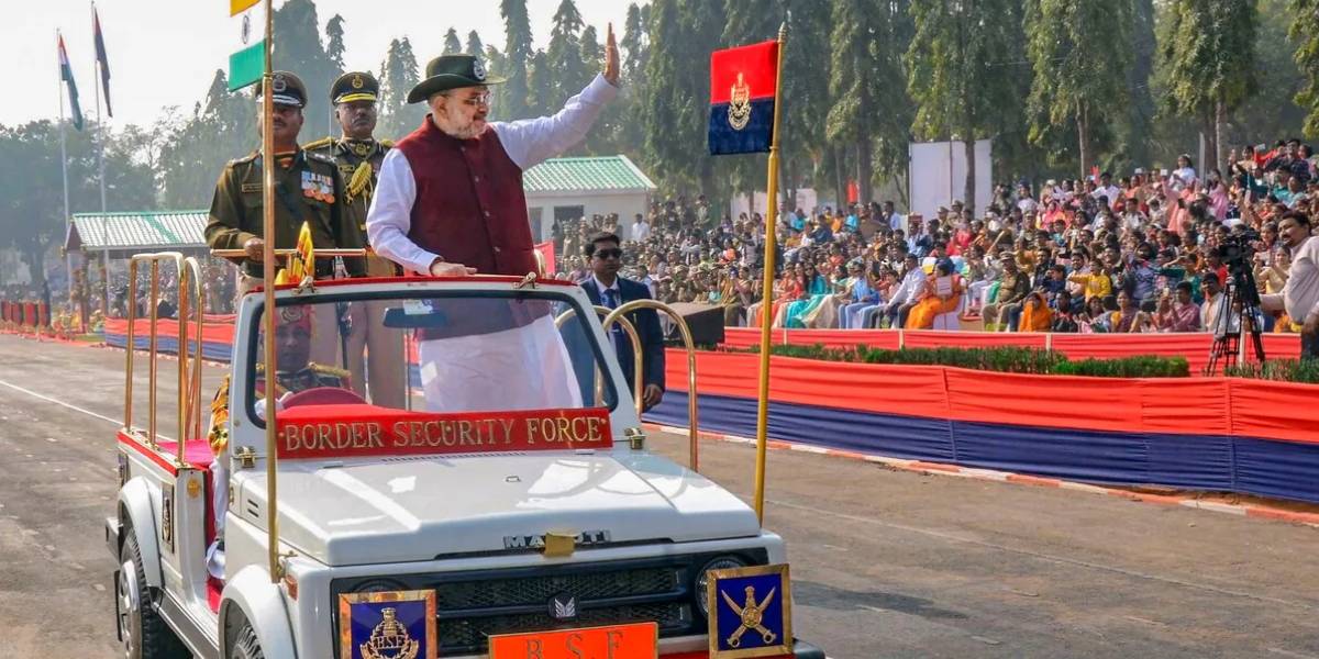 Union Minister Amit shah - 59th BSF Raising Day Celebration