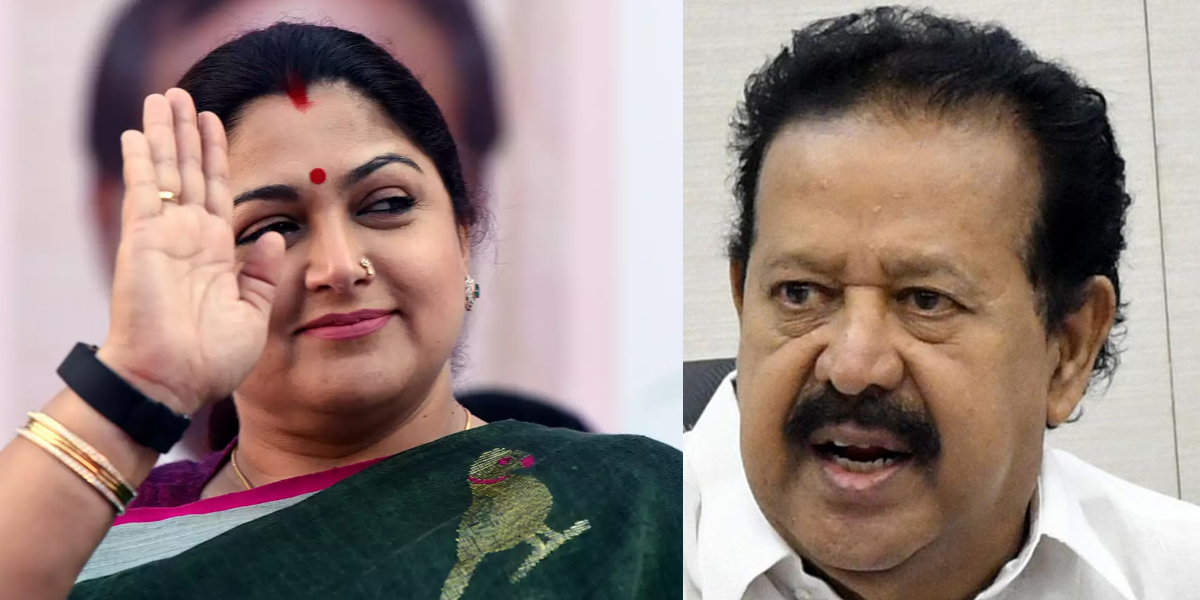 ponmudi minister and kushboo