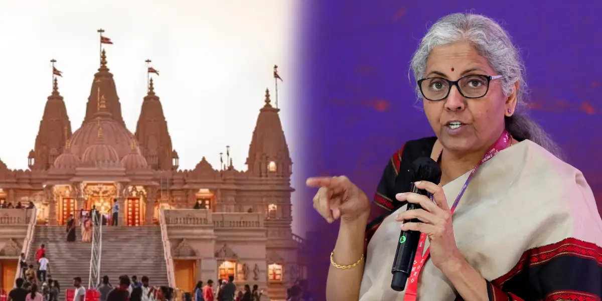 Ram Temple Mandir - Union Minister Nirmala Sitharaman