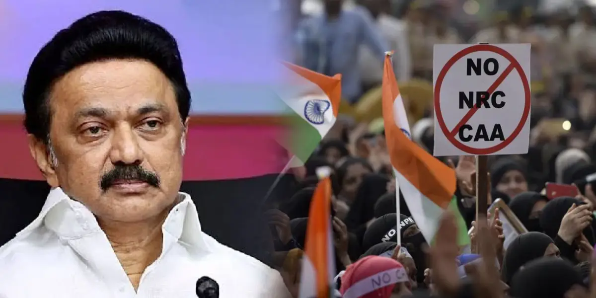 Tamilnadu CM MK Stalin say No CAA in Tamilnadu
