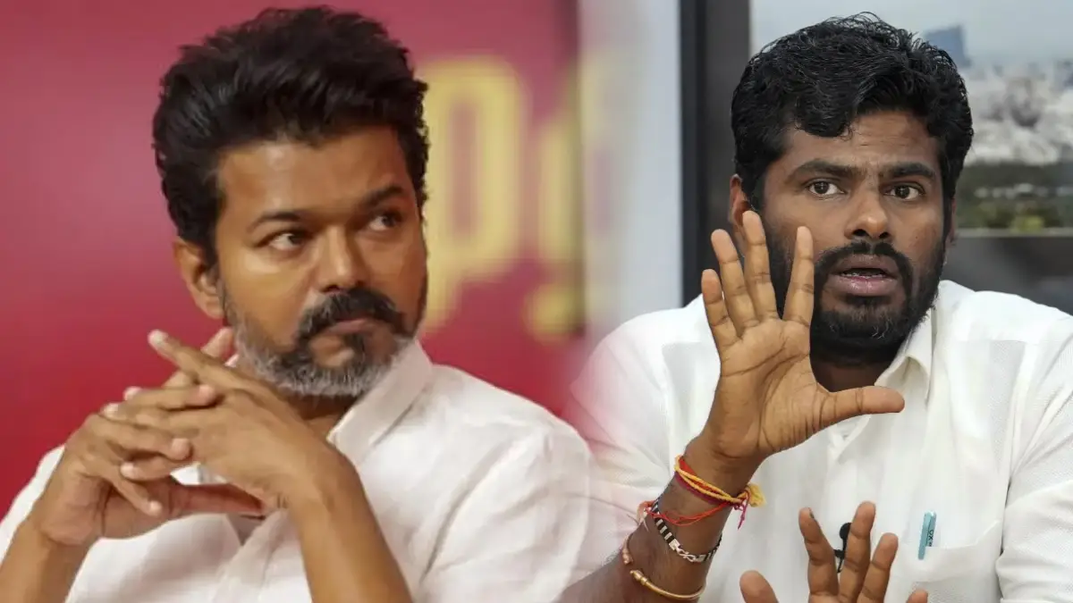 TVK leader Vijay - BJP State president Annamalai