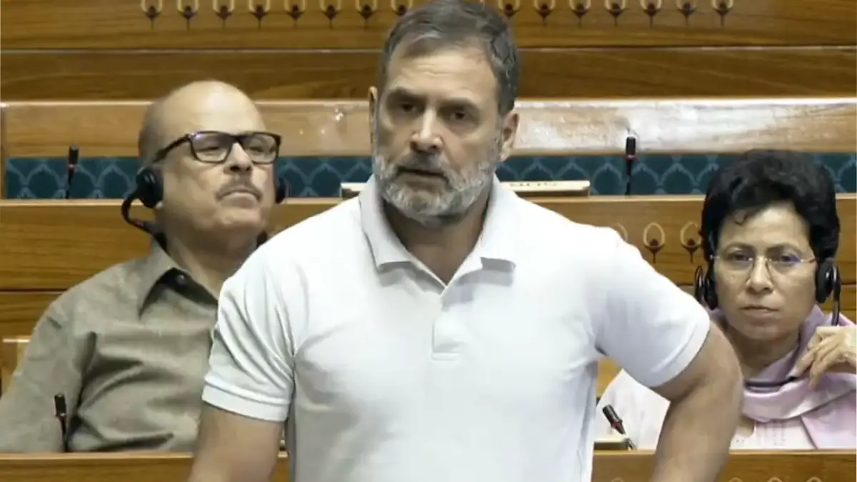 Opposition leader Rahul Gandhi