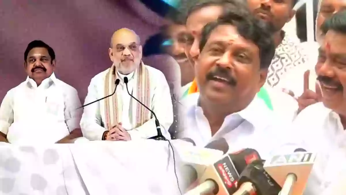 edappadi and amit shah Nainar Nagendran