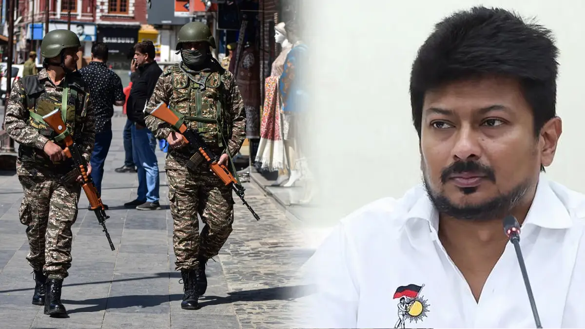 Jammu kashmir - TN Deputy CM Udhayanidhi stalin