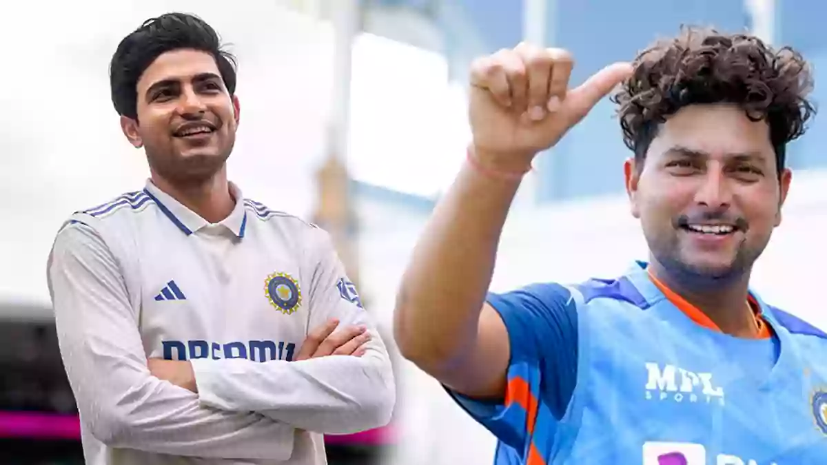 kuldeep yadav shubman gill