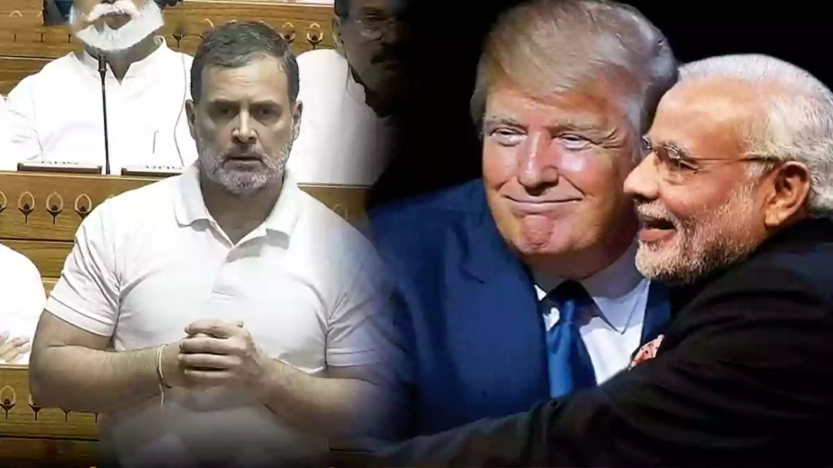 trump modi - Rahul Gandhi