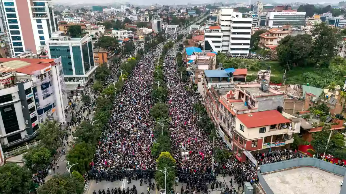 Nepal protest