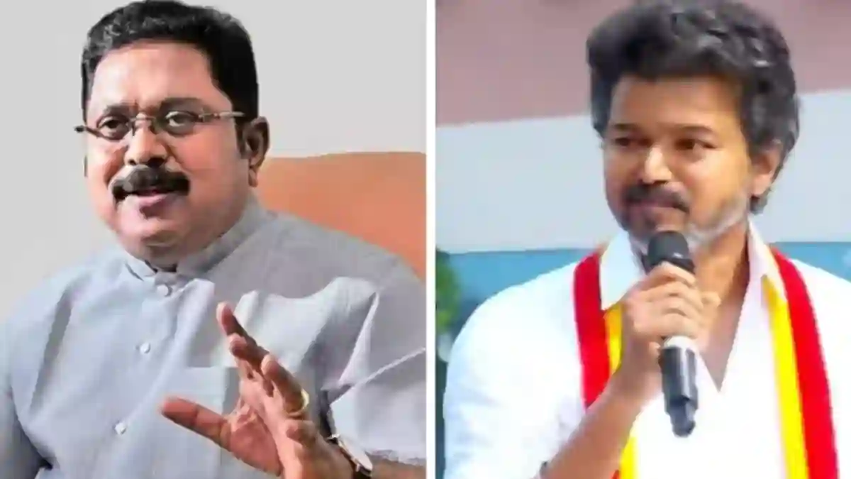 ttv dhinakaran and TVK vijay