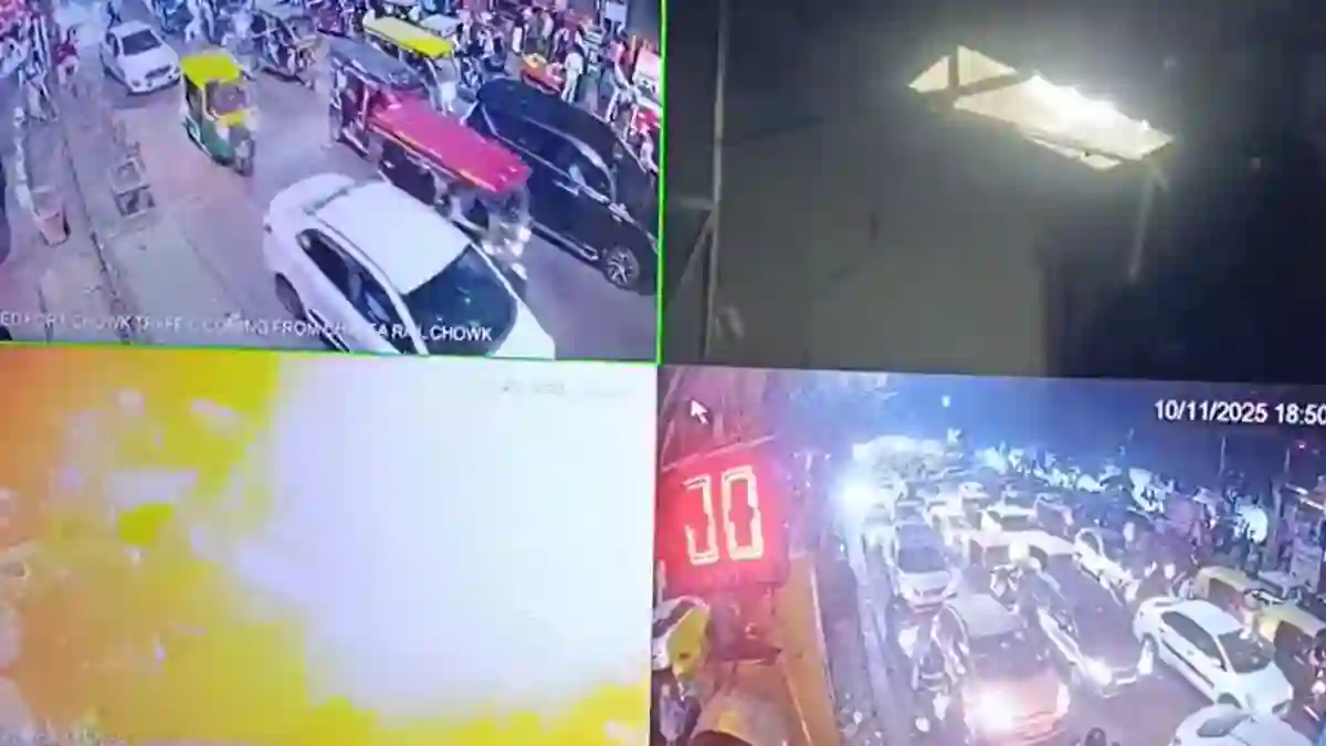 Delhi CarBlast CCTV
