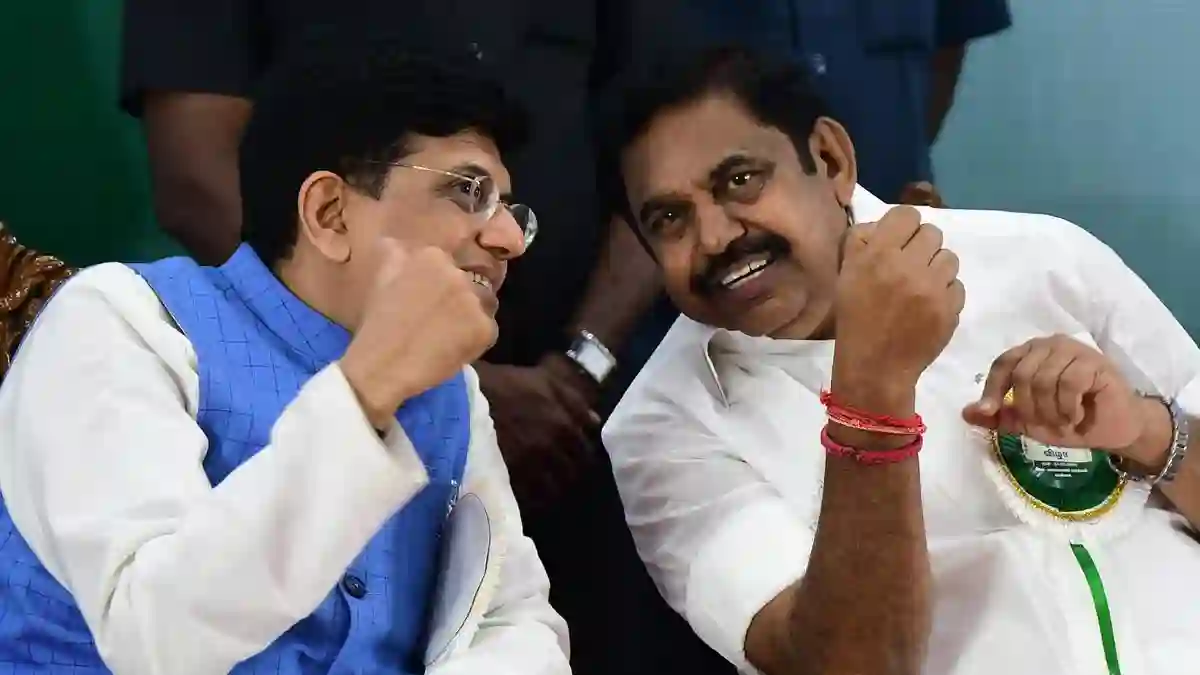 Piyush Goyal Edappadi Palaniswami