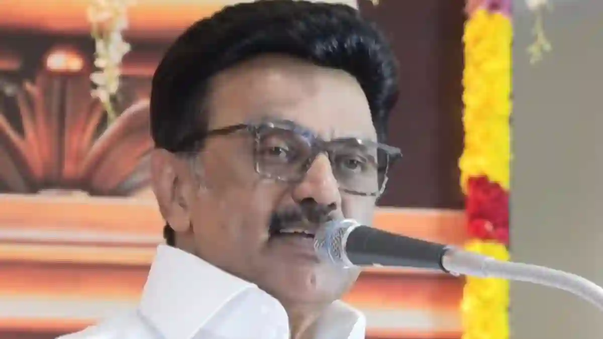 mk stalin in Kolathur