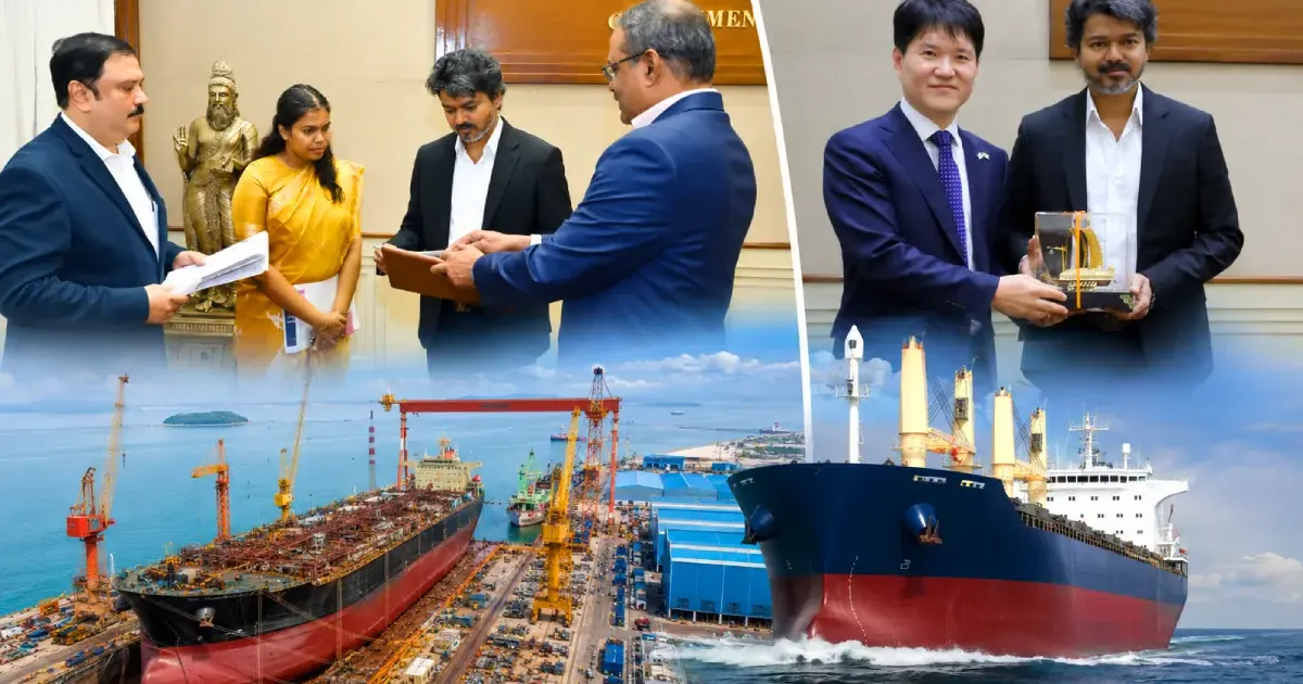 தூத்துக்குடியில் ரூ.38,000 கோடி கப்பல் கட்டுமானத் திட்டம்: 15,000 பேருக்கு வேலை உறுதி!